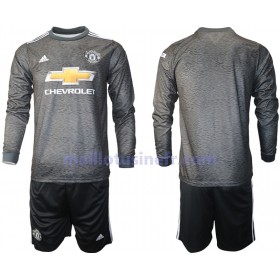 Maillot de Foot Manchester United Extérieur 2020-21 Manches Longues - Enfant
